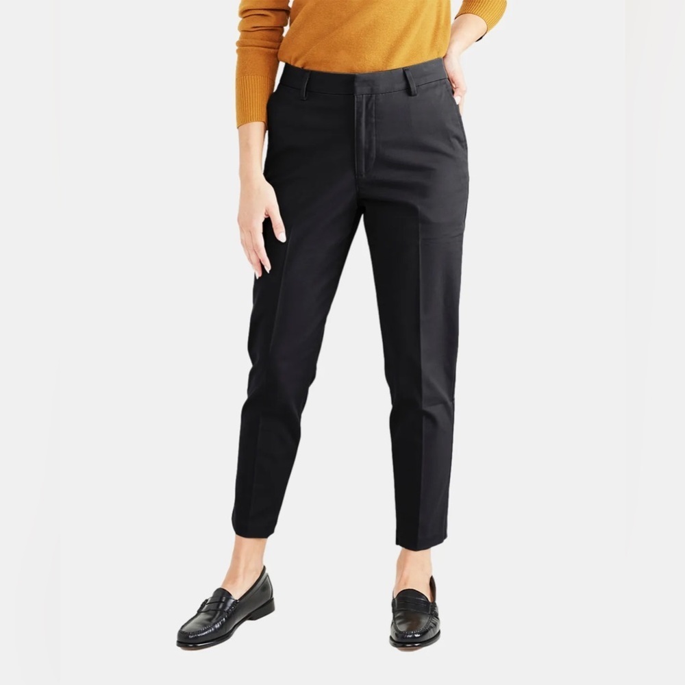 NWT DOCKERS Women's Slim Ankle Fit Pants Stretch Twill Welt Pockets - Size 30